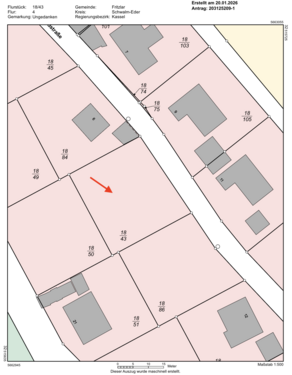 Foto - Grundstück zu verkaufen in Fritzlar 49.000,00 € 840 m²