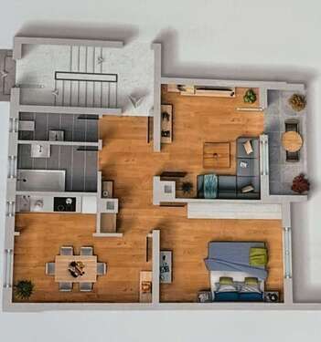 Foto - Wohnung zum Mieten in Singen (Hohentwiel) 780,00 € 63 m²