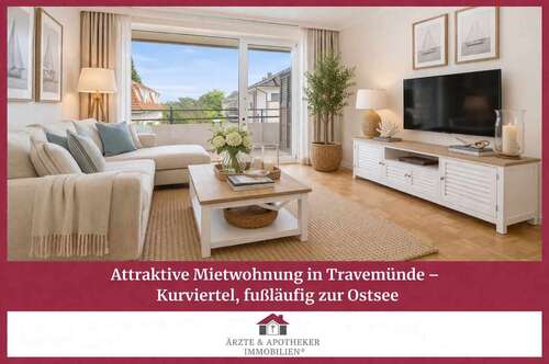Foto - Wohnung zum Mieten in Lübeck Travemünde 845,00 € 54.28 m²