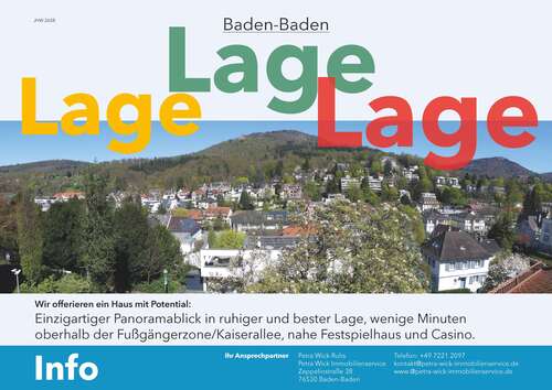 Foto - Haus zum Kaufen in Baden-Baden 2.800.000,00 € 350 m²