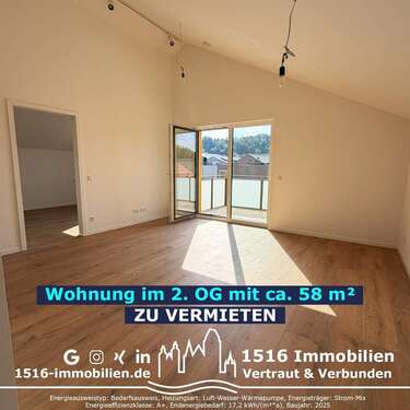 Foto - Wohnung zum Mieten in Eichstätt 960,00 € 58 m²