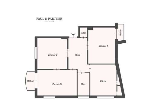 Foto - Wohnung zum Kaufen in Wiesbaden 270.000,00 € 60.56 m²