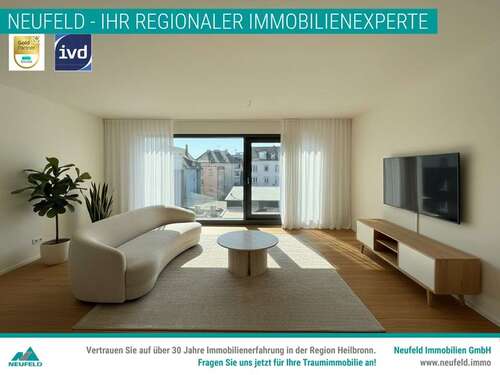 Foto - Wohnung zum Mieten in Heilbronn 1.490,00 € 97.69 m²