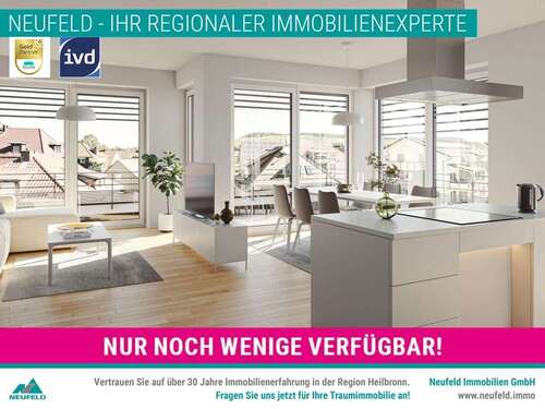 Foto - Wohnung zum Mieten in Heilbronn 1.560,00 € 97.69 m²