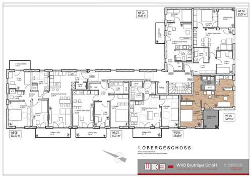Foto - Wohnung zum Kaufen in Ottobrunn 492.000,00 € 53.59 m²