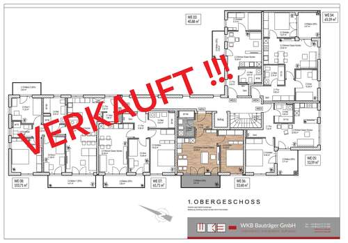 Foto - Wohnung zum Kaufen in Ottobrunn 498.000,00 € 53.68 m²