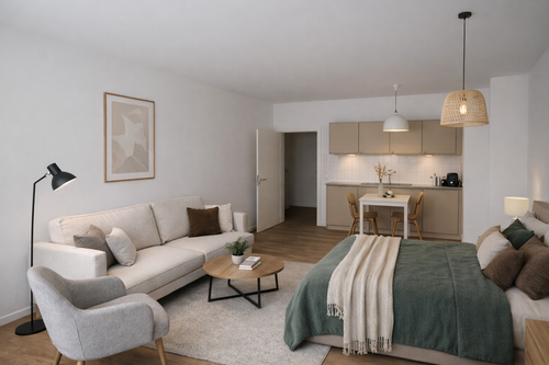 Foto - Wohnung zum Mieten in Düsseldorf 600,00 € 31 m²