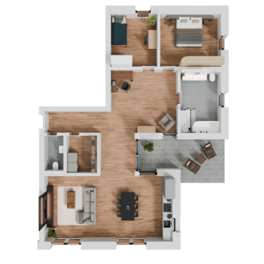 Foto - Wohnung zum Mieten in Straubing 1.480,00 € 113.78 m²