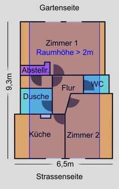 Foto - Wohnung zum Mieten in Dreieich 500,00 € 40 m²
