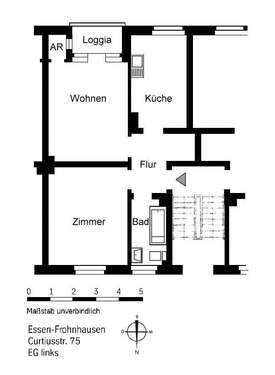 Foto - Wohnung zum Mieten in Essen 469,00 € 50.59 m²