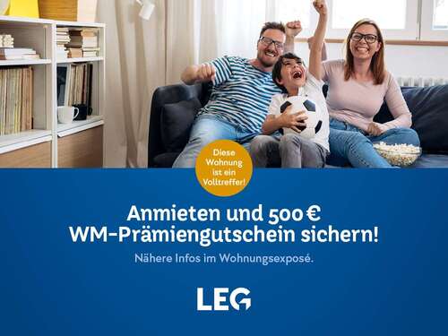 Foto - Wohnung zum Mieten in Ratingen 609,00 € 54.93 m²