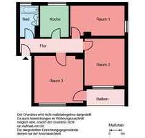 Wohnung zum Mieten in Castrop-Rauxel 449,00 € 60.32 m²