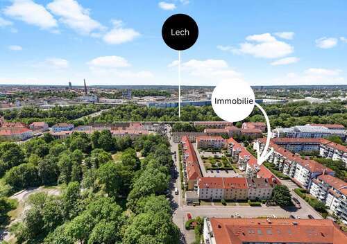 Foto - Wohnung zum Kaufen in Augsburg 314.000,00 € 89 m²