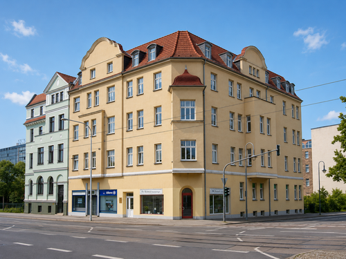 Foto - Wohnung zum Mieten in Halle 628,00 € 76.59 m²
