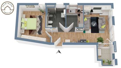 Foto - Wohnung zum Kaufen in Heilbronn 155.000,00 € 55 m²
