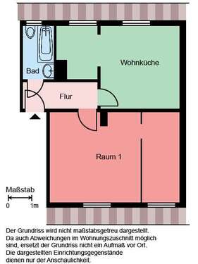 Foto - Wohnung zum Mieten in Datteln 377,10 € 45.3 m²