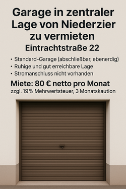 Foto - Garage zu vermieten in Niederzier 80,00 €