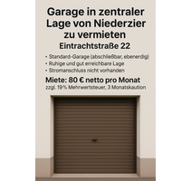 Garage zu vermieten in Niederzier 80,00 €