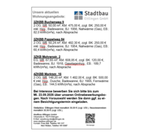 Wohnung zum Mieten in Ettlingen 480,00 € 50 m²
