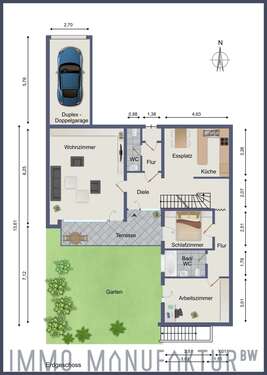Foto - Haus zum Kaufen in Leinfelden-Echterdingen 509.000,00 € 122 m²