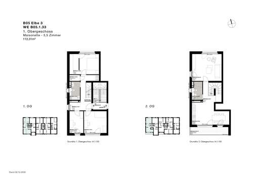 Foto - Wohnung zum Mieten in Hamburg 1.585,21 € 113.31 m²