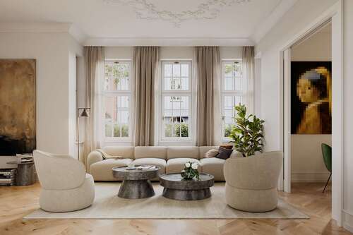 Foto - Wohnung zum Kaufen in Düsseldorf - Oberkassel 1.838.000,00 € 123 m²