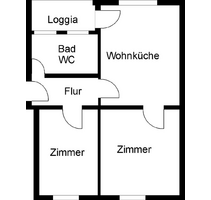 Wohnung zum Mieten in Wuppertal 324,00 € 57.74 m²