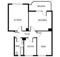 Wohnung zum Mieten in Gelsenkirchen 419,00 € 56.61 m²