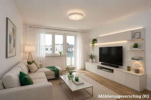 Foto - Wohnung zum Mieten in Halle (Saale) 422,70 € 60.82 m²