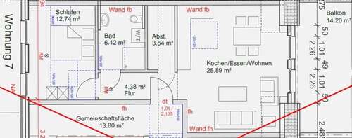 Foto - Wohnung zum Mieten in Heek 720,00 € 60 m²