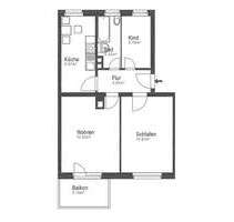 Wohnung zum Kaufen in Nürnberg 219.000,00 € 55 m²