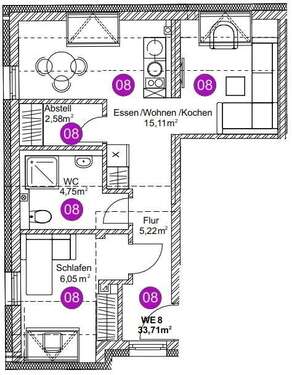 Foto - Wohnung zum Kaufen in Fridingen an der Donau 123.000,00 € 33.71 m²