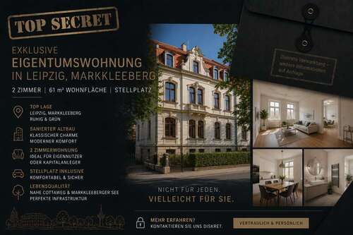 Foto - Wohnung zum Kaufen in Markkleeberg 188.000,00 € 61 m²