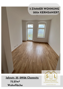 Foto - Wohnung zum Mieten in Chemnitz 650,00 € 73.27 m²