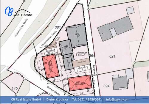 Foto - Grundstück zu verkaufen in Spenge Bardüttingdorf 250.000,00 € 600 m²