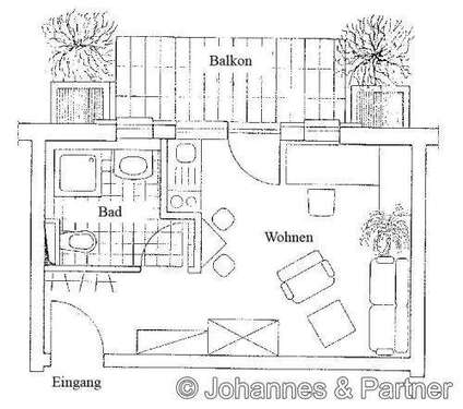 Foto - Wohnung zum Mieten in Dresden 286,00 € 20.8 m²