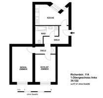 Wohnung zum Mieten in Düsseldorf 473,87 € 56.58 m²