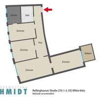 Wohnung zum Mieten in Essen 615,00 € 88 m²