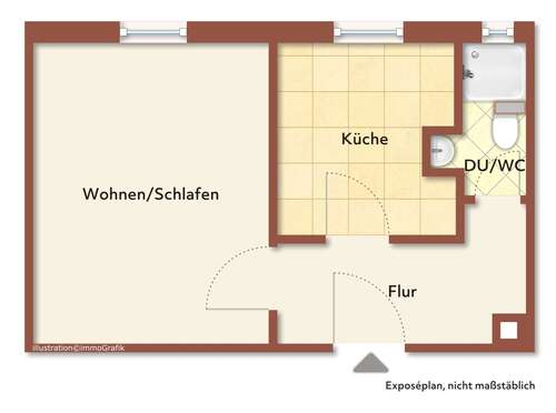 Foto - Wohnung zum Kaufen in Schorndorf 69.000,00 € 31 m²