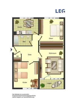 Foto - Wohnung zum Mieten in Kreuztal 339,00 € 78 m²
