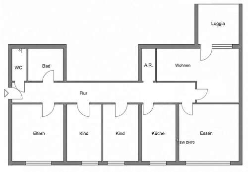 Foto - Wohnung zum Mieten in Elsdorf 1.166,00 € 106 m²