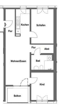 Foto - Wohnung zum Mieten in Herzogenaurach 709,46 € 66.93 m²