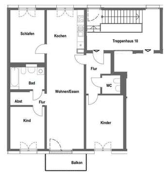 Foto - Wohnung zum Mieten in Herzogenaurach 1.033,29 € 97.48 m²