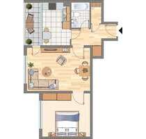 Wohnung zum Mieten in Dortmund 325,68 € 61.48 m²