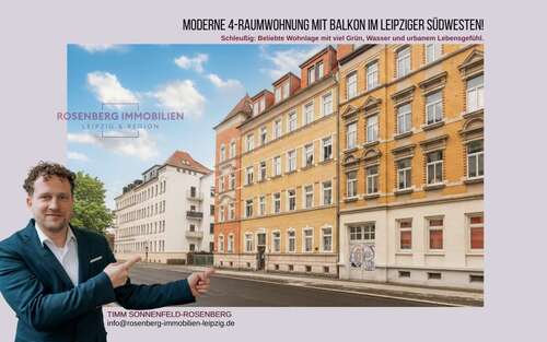 Foto - Wohnung zum Kaufen in Leipzig Schleußig 249.900,00 € 90.94 m²