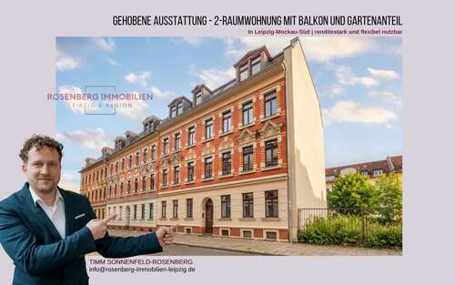 Foto - Wohnung zum Kaufen in Leipzig Mockau-Süd 124.900,00 € 47.57 m²