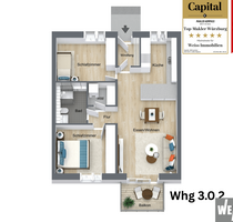 Wohnung zum Kaufen in Hilpoltstein 394.687,00 € 78.7 m²