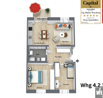 Wohnung zum Kaufen in Hilpoltstein 391.411,00 € 76.5 m²