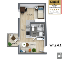 Wohnung zum Kaufen in Hilpoltstein 157.029,00 € 31 m²