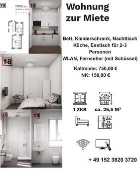 Foto - Wohnung zum Mieten in Ludwigshafen 700,00 € 28 m²